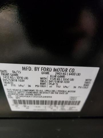 Photo 9 VIN: 1FM5K8AT3GGA28959 - FORD EXPLORER P 