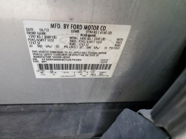 Photo 12 VIN: 1FM5K8B84DGA76380 - FORD EXPLORER 