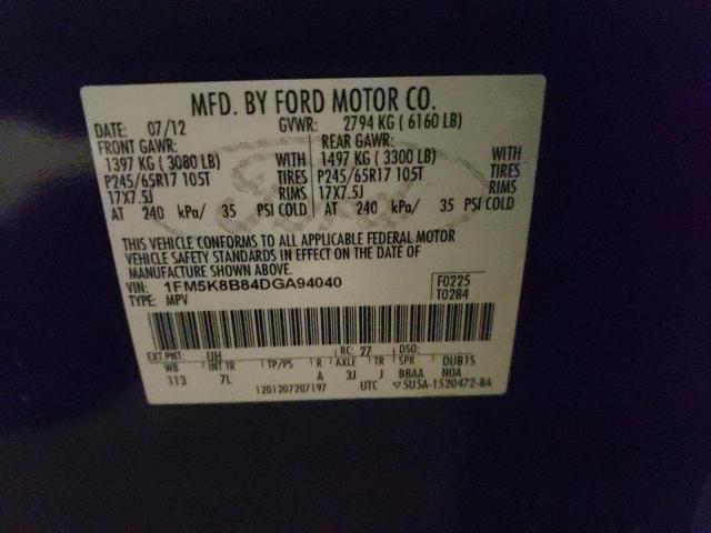 Photo 11 VIN: 1FM5K8B84DGA94040 - FORD EXPLORER 