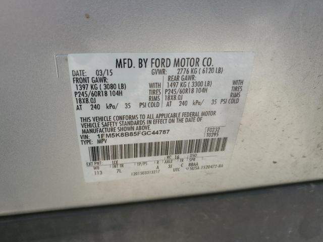 Photo 13 VIN: 1FM5K8B85FGC44787 - FORD EXPLORER 