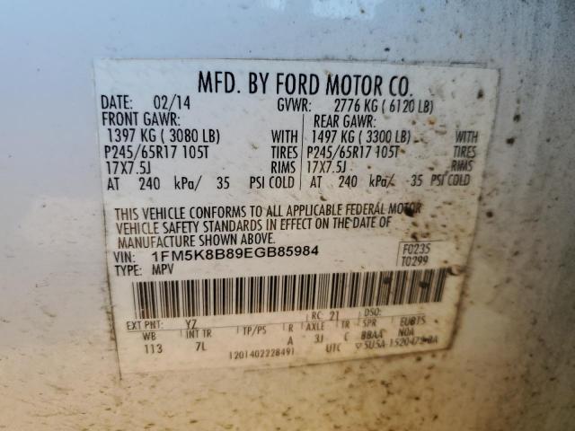 Photo 13 VIN: 1FM5K8B89EGB85984 - FORD EXPLORER 