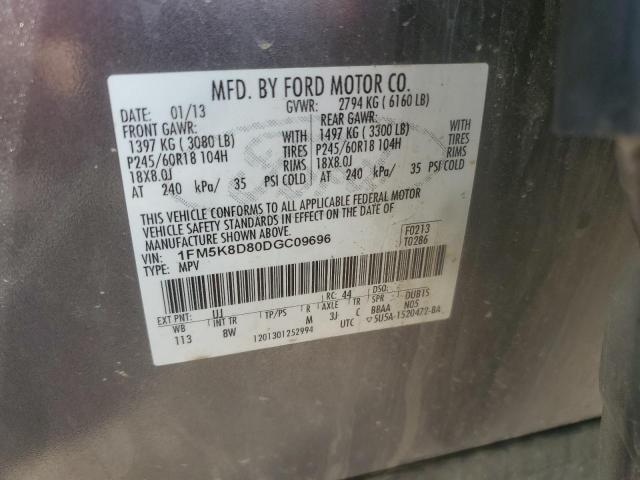 Photo 13 VIN: 1FM5K8D80DGC09696 - FORD EXPLORER X 