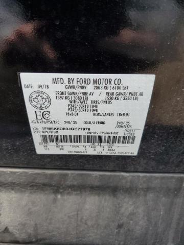 Photo 13 VIN: 1FM5K8D80JGC77976 - FORD EXPLORER X 