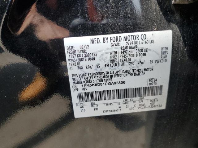 Photo 13 VIN: 1FM5K8D81DGA95806 - FORD EXPLORER 