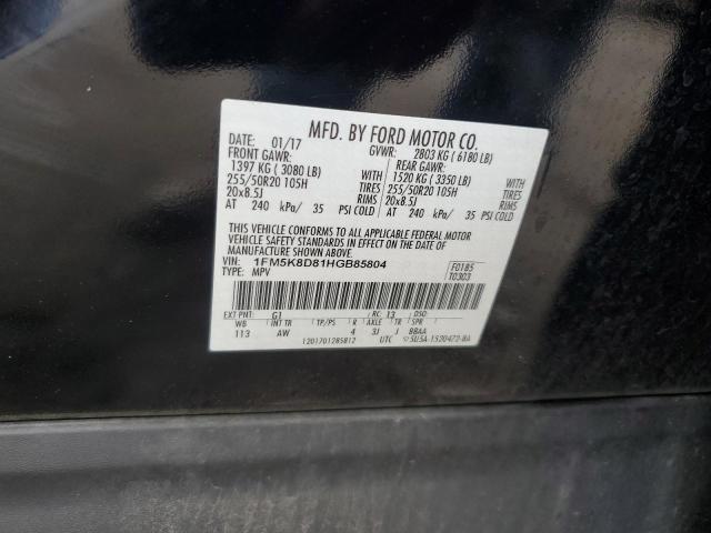 Photo 12 VIN: 1FM5K8D81HGB85804 - FORD EXPLORER X 