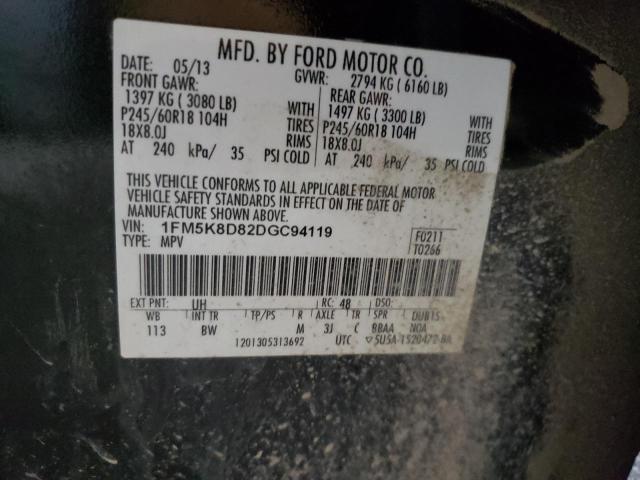 Photo 12 VIN: 1FM5K8D82DGC94119 - FORD EXPLORER 