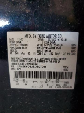 Photo 12 VIN: 1FM5K8D82EGB27096 - FORD EXPLORER X 