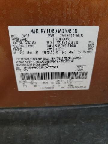 Photo 12 VIN: 1FM5K8D82HGC77617 - FORD EXPLORER X 