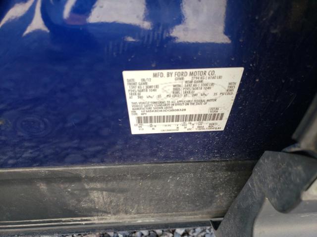 Photo 9 VIN: 1FM5K8D83DGB08328 - FORD EXPLORER X 