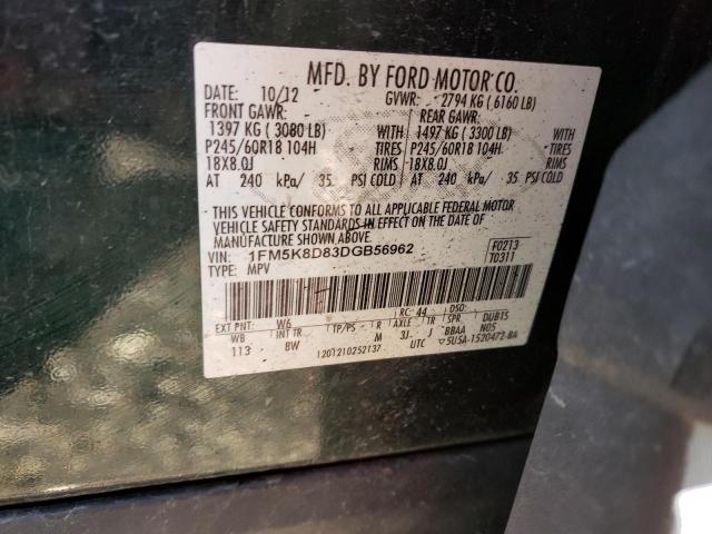 Photo 9 VIN: 1FM5K8D83DGB56962 - FORD EXPLORER X 