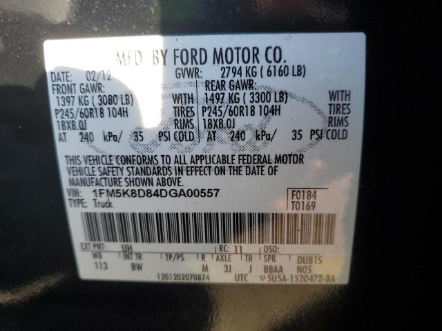 Photo 11 VIN: 1FM5K8D84DGA00557 - FORD EXPLORER 