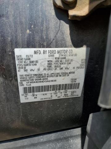 Photo 12 VIN: 1FM5K8D84DGA23935 - FORD EXPLORER X 