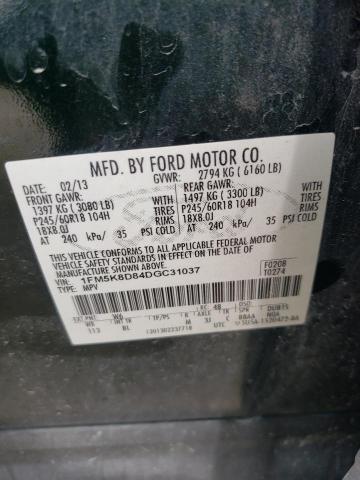 Photo 12 VIN: 1FM5K8D84DGC31037 - FORD EXPLORER X 