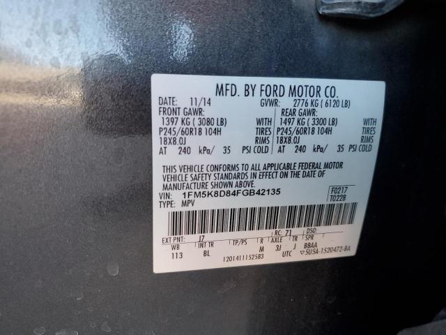 Photo 12 VIN: 1FM5K8D84FGB42135 - FORD EXPLORER X 