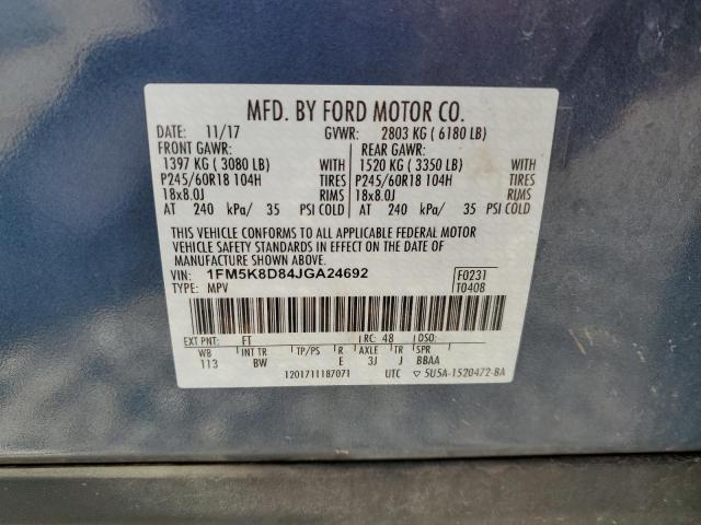 Photo 13 VIN: 1FM5K8D84JGA24692 - FORD EXPLORER 