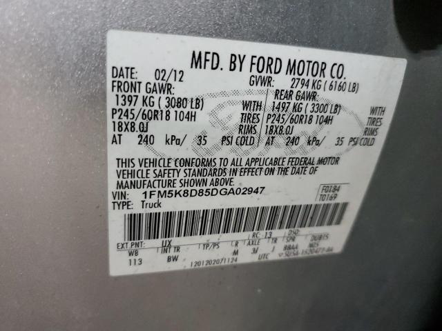 Photo 12 VIN: 1FM5K8D85DGA02947 - FORD EXPLORER 