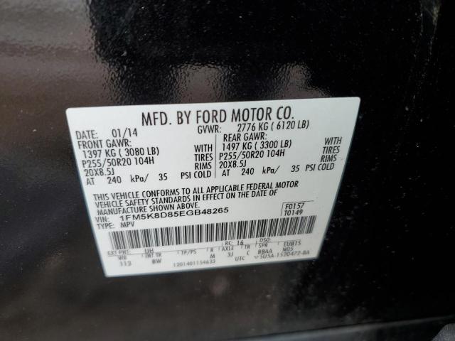 Photo 12 VIN: 1FM5K8D85EGB48265 - FORD EXPLORER X 