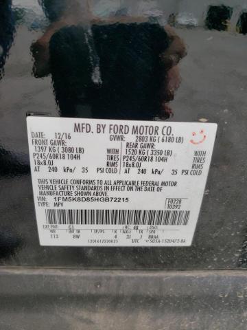 Photo 13 VIN: 1FM5K8D85HGB72215 - FORD EXPLORER X 