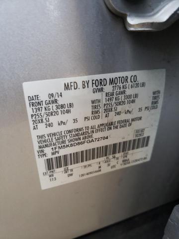 Photo 12 VIN: 1FM5K8D86FGA72704 - FORD EXPLORER X 