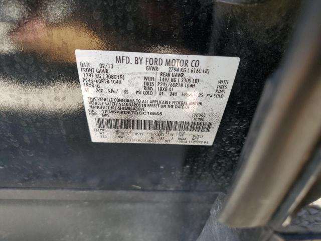 Photo 11 VIN: 1FM5K8D87DGC16855 - FORD EXPLORER 