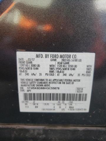 Photo 13 VIN: 1FM5K8D88HGC55878 - FORD EXPLORER 