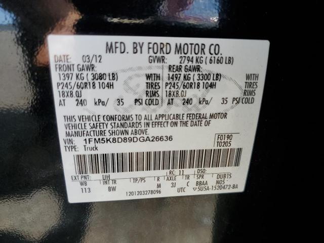 Photo 13 VIN: 1FM5K8D89DGA26636 - FORD EXPLORER X 