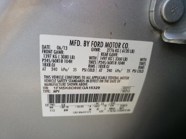 Photo 12 VIN: 1FM5K8D89EGA15329 - FORD EXPLORER X 