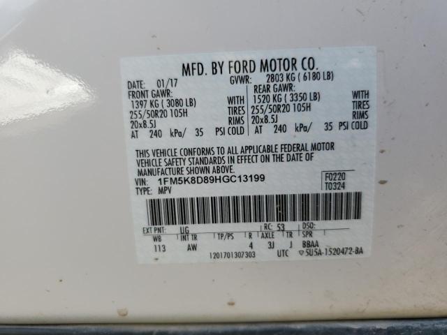 Photo 12 VIN: 1FM5K8D89HGC13199 - FORD EXPLORER X 