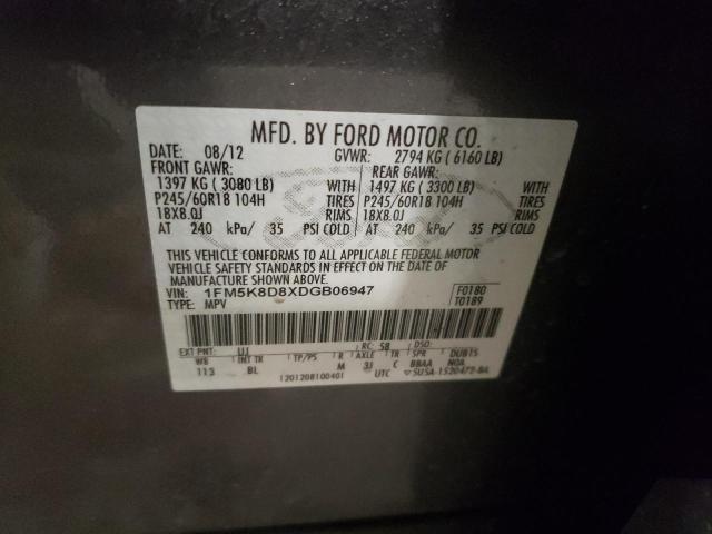 Photo 13 VIN: 1FM5K8D8XDGB06947 - FORD EXPLORER X 