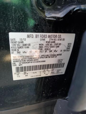 Photo 12 VIN: 1FM5K8F81DGB83588 - FORD EXPLORER L 