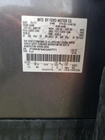 Photo 13 VIN: 1FM5K8F84DGA67771 - FORD EXPLORER 