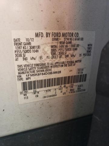 Photo 12 VIN: 1FM5K8F84DGB38628 - FORD EXPLORER L 