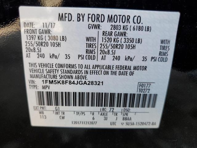 Photo 13 VIN: 1FM5K8F84JGA28321 - FORD EXPLORER L 