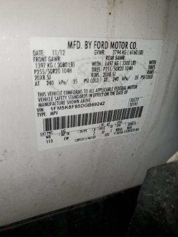 Photo 13 VIN: 1FM5K8F85DGB69242 - FORD EXPLORER 