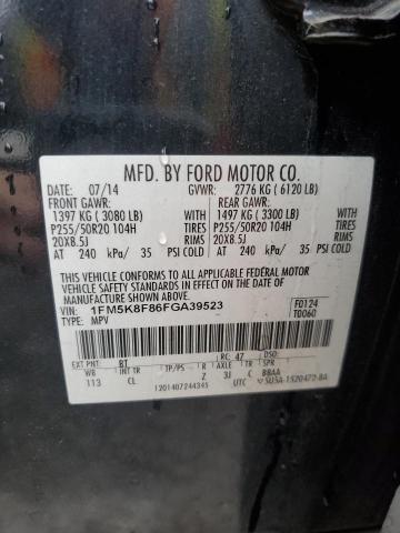 Photo 12 VIN: 1FM5K8F86FGA39523 - FORD EXPLORER L 