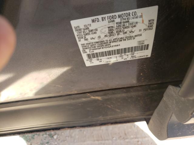 Photo 9 VIN: 1FM5K8F87DGA21691 - FORD EXPLORER L 