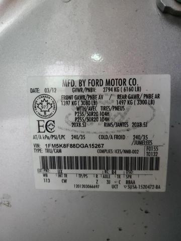 Photo 13 VIN: 1FM5K8F88DGA15267 - FORD EXPLORER 