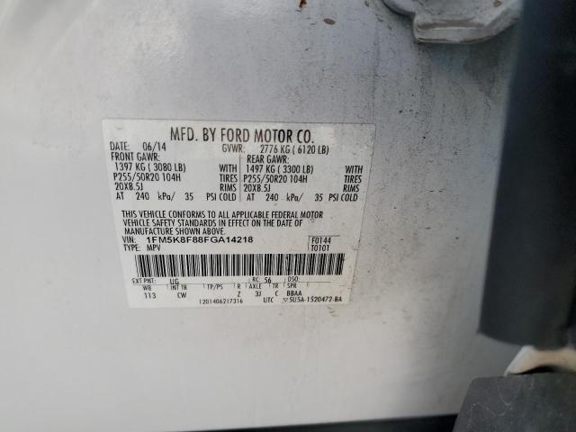 Photo 11 VIN: 1FM5K8F88FGA14218 - FORD EXPLORER 