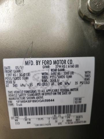 Photo 12 VIN: 1FM5K8F89DGA59844 - FORD EXPLORER L 