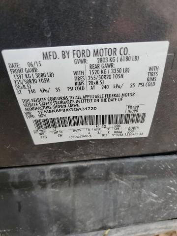 Photo 13 VIN: 1FM5K8F8XGGA31720 - FORD EXPLORER L 