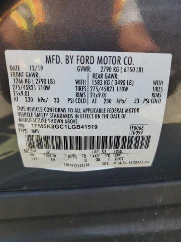 Photo 13 VIN: 1FM5K8GC1LGB41519 - FORD EXPLORER S 