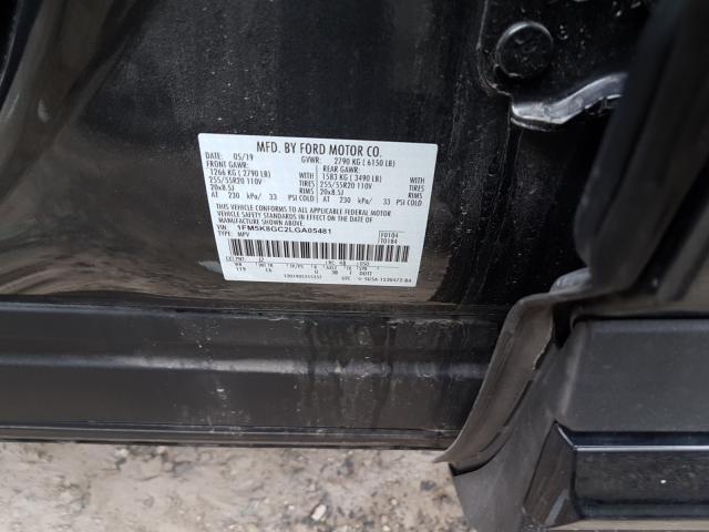 Photo 9 VIN: 1FM5K8GC2LGA05481 - FORD EXPLORER S 