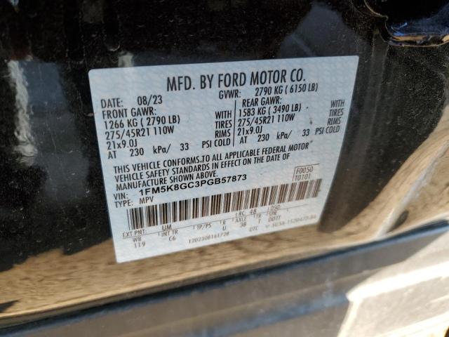 Photo 11 VIN: 1FM5K8GC3PGB57873 - FORD EXPLORER 