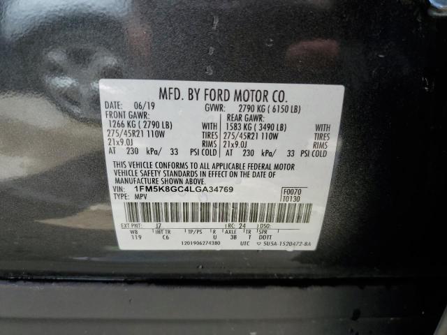 Photo 13 VIN: 1FM5K8GC4LGA34769 - FORD EXPLORER S 