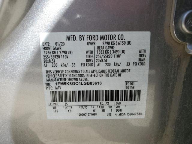 Photo 13 VIN: 1FM5K8GC4LGB83618 - FORD EXPLORER 