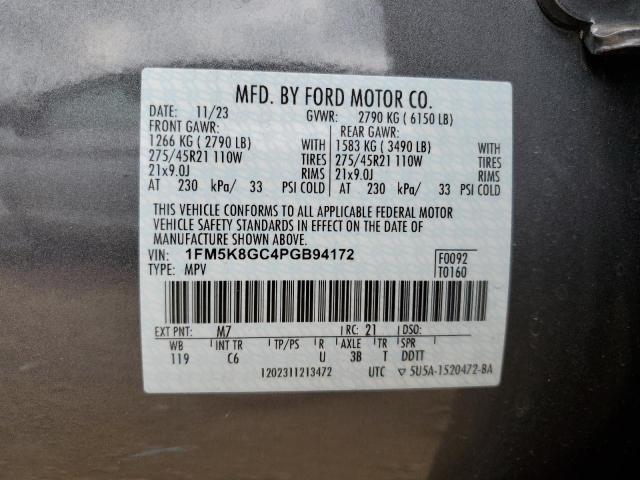 Photo 13 VIN: 1FM5K8GC4PGB94172 - FORD EXPLORER S 