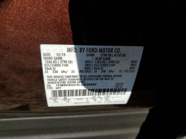 Photo 11 VIN: 1FM5K8GC5LGB38882 - FORD EXPLORER S 