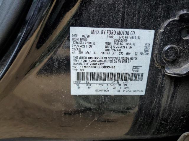 Photo 12 VIN: 1FM5K8GC5LGB93445 - FORD EXPLORER S 