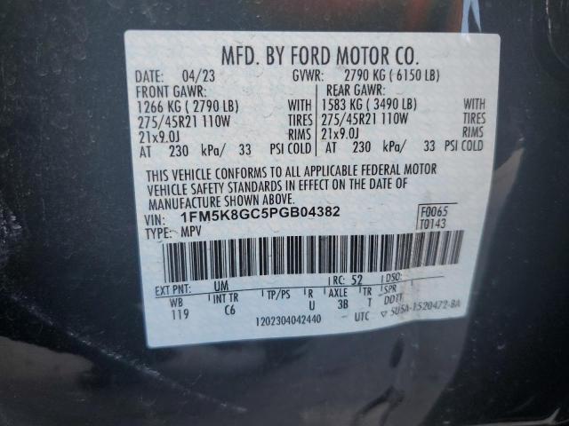 Photo 12 VIN: 1FM5K8GC5PGB04382 - FORD EXPLORER S 