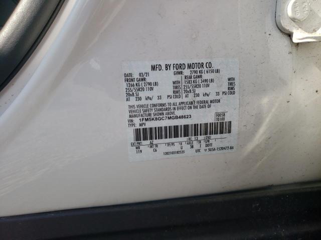 Photo 13 VIN: 1FM5K8GC7MGB48623 - FORD EXPLORER 